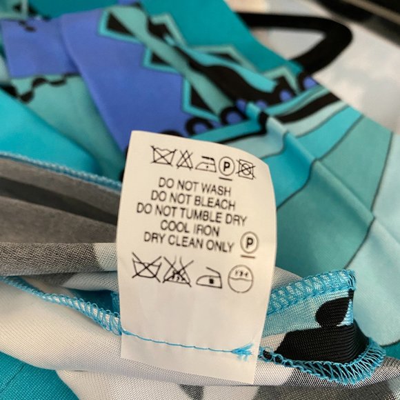 BESSI Blue/Multi Color Floral Print Dress - Picture 10 of 10